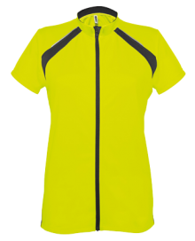 MAILLOT CYCLISTE MANCHES COURTES FEMME PROACT PA448 85.KA.1.C15