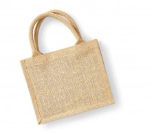 SHIMMER JUTE MINI GIFT BAG W431 21D.WM.258