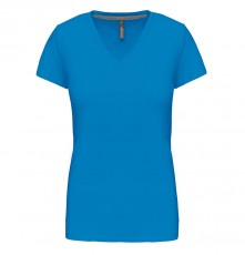 LADIES' SHORT SLEEVE V-NECK T-SHIRT 05.KA.1.936.4C10