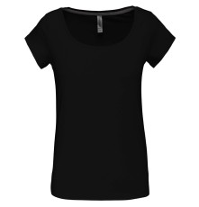 LADIES’ BOAT NECK SHORT-SLEEVED T-SHIRT KA384 29.KA.1.B11.2A00
