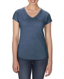 WOMEN'S TRI-BLEND V-NECK TEE 6750LV 05.AN.1.W27