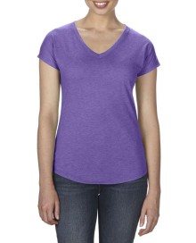 WOMEN'S TRI-BLEND V-NECK TEE 6750LV 05.AN.1.W27