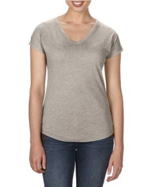 WOMEN'S TRI-BLEND V-NECK TEE 6750LV 05.AN.1.W27