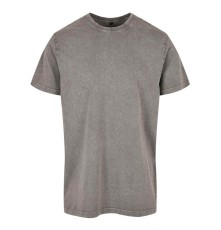ACID WASHED ROUND NECK TEE BY190 05.BY.2.C80.2F40