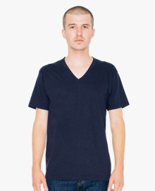UNISEX FINE JERSEY V-NECK T-SHIRT 2456 05.AA.4.W28