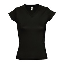 LADIES` V-NECK-T-SHIRT MOON 11388 05.SL.1.A97.2A00