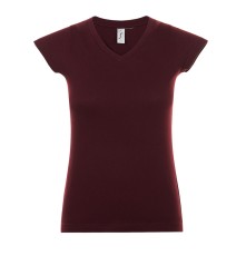 LADIES` V-NECK-T-SHIRT MOON 11388 05.SL.1.A97.6D35