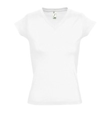 LADIES` V-NECK-T-SHIRT MOON 11388 05.SL.1.A97.1A01