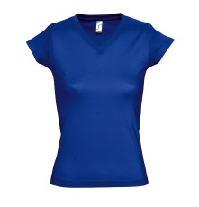 LADIES` V-NECK-T-SHIRT MOON 11388 05.SL.1.A97.4B67