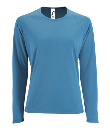 WOMENS LONG-SLEEVE SPORTS T-SHIRT SPORTY 02072 05.SL.1.L93