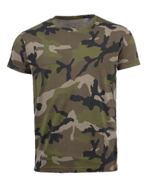 TEE-SHIRT HOMME COL ROND CAMO MEN 01188 05.SL.2.F75