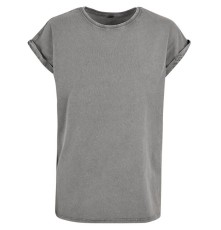 LADIES´ ACID WASHED EXTENDED SHOULDER TEE BY053 05.BY.1.C81.2F40