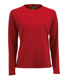 WOMENS LONG-SLEEVE SPORTS T-SHIRT SPORTY 02072 05.SL.1.L93