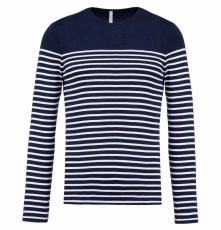 MEN’S LONG-SLEEVED BRETON STRIPE TOP KA366 05.KA.2.B07.4A06