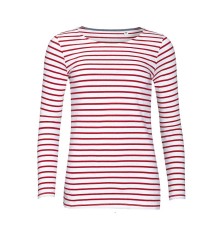 WOMEN´S LONG SLEEVE STRIPED T-SHIRT MARINE 01403 05.SL.1.503.1A67