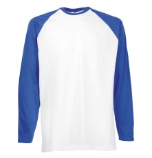 VALUEWEIGHT LONG SLEEVE BASEBALL T 61-028-0 / 0610280 05.FL.2.E25.1A33