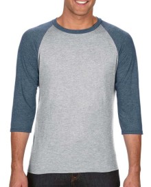 ADULT TRI-BLEND ¾ SLEEVE RAGLAN TEE 6755 05.AN.2.W32