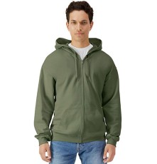 MIDWEIGHT FLEECE ADULT FULL ZIP HOODED SWEATSHIRT SOFTSTYLE<sup>™</sup> SF600 26.GI.4.E68.3I60