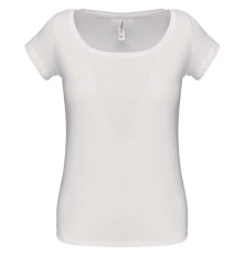 LADIES’ BOAT NECK SHORT-SLEEVED T-SHIRT KA384 29.KA.1.B11.1A01