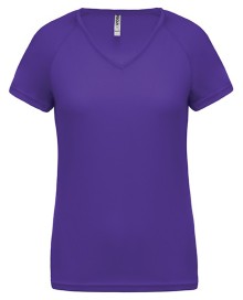 LADIES’ V-NECK SHORT-SLEEVED SPORTS T-SHIRT PA477 05.KA.1.N44