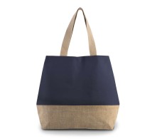 SAC SHOPPING EN TOILES DE COTON ET JUTE KI0235 21Z.KI.749