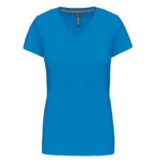 LADIES' SHORT SLEEVE V-NECK T-SHIRT 05.KA.1.936.4C10