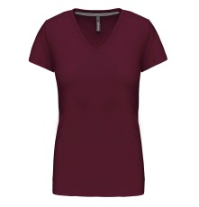 LADIES' SHORT SLEEVE V-NECK T-SHIRT 05.KA.1.936.6E80