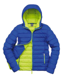 WOMENS SNOW BIRD HOODED JACKET RESULT R194F 01.RE.1.E30