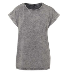 LADIES´ ACID WASHED EXTENDED SHOULDER TEE BY053 05.BY.1.C81.2H29