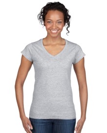SOFT STYLE LADIES V-NECK T-SHIRT 64V00L 05.GI.1.456 SOFT STYLE LADIES V-NECK T-SHIRT 64V00L 05.GI.1.456